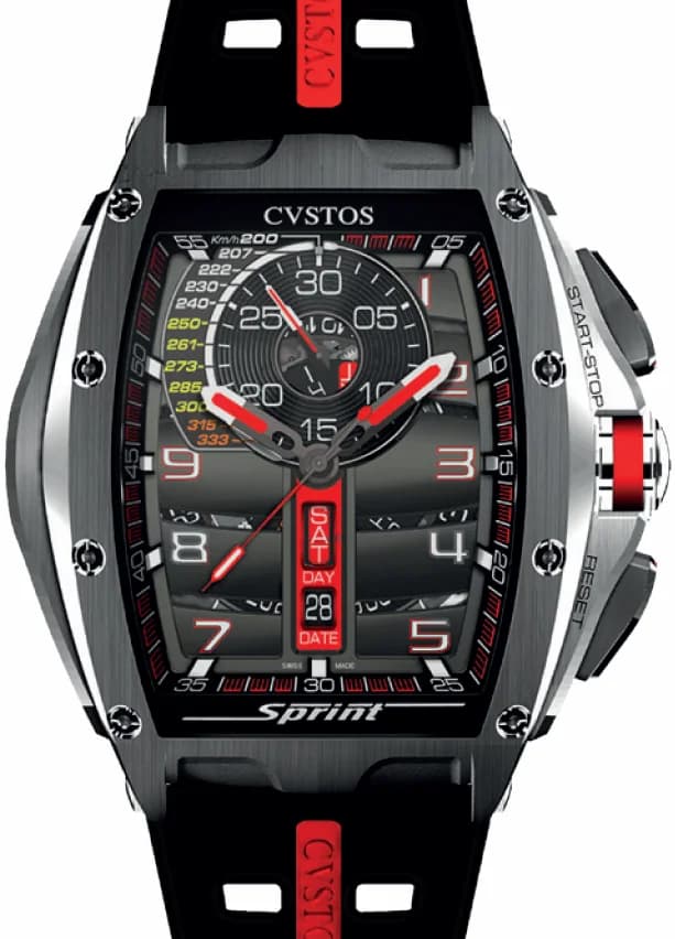 Cvstos Cvstos Challenge Chrono Sprint Titanium Red Dial B00107.4112001 B00107-4112001 — фото часов Cvstos Cvstos Challenge Chrono Sprint Titanium Red Dial B00107.4112001 B00107-4112001 — фото часов