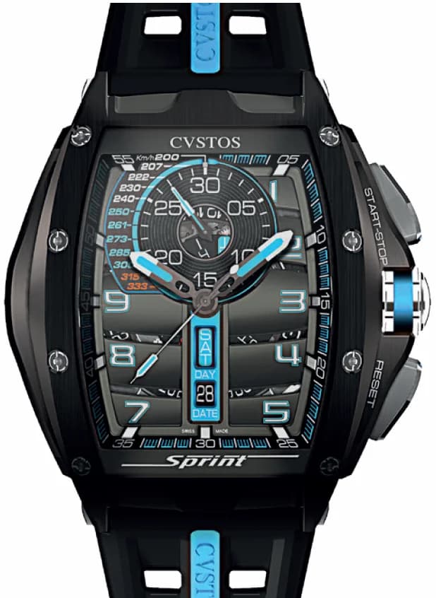 Cvstos Cvstos Challenge Chrono Sprint Titanium Blue Dial B00107.4112002 B00107-4112002 — фото часов Cvstos Cvstos Challenge Chrono Sprint Titanium Blue Dial B00107.4112002 B00107-4112002 — фото часов