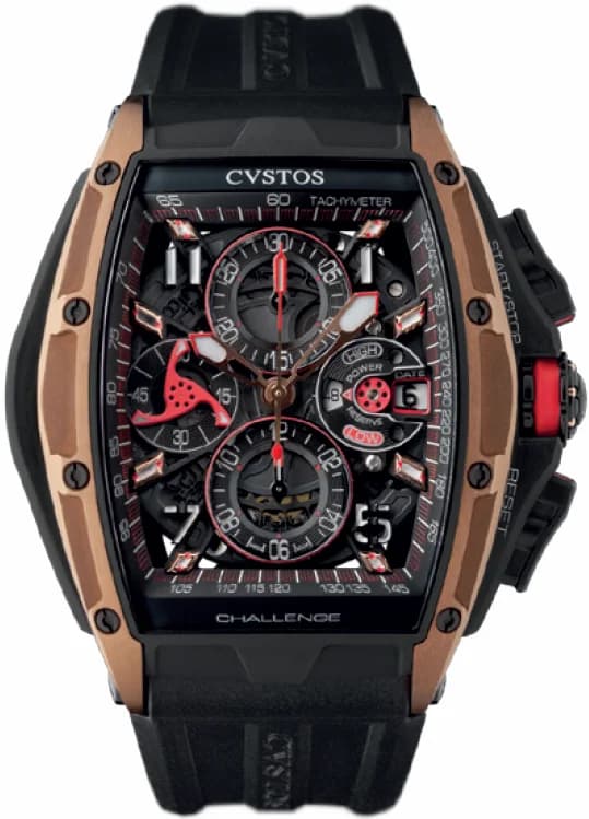 Cvstos Cvstos Challenge III Chrono Red Gold Black Titanium B00107.4172002 B00107-4172002 — фото часов Cvstos Cvstos Challenge III Chrono Red Gold Black Titanium B00107.4172002 B00107-4172002 — фото часов