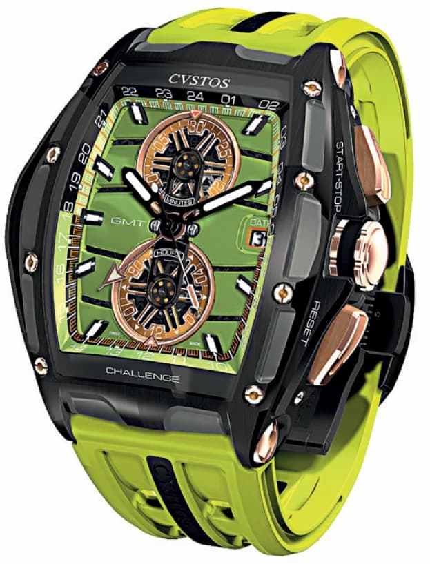 Cvstos Cvstos Challenge Chrono GMT Black Steel B01110.4107001 B01110-4107001 — фото часов Cvstos Cvstos Challenge Chrono GMT Black Steel B01110.4107001 B01110-4107001 — фото часов