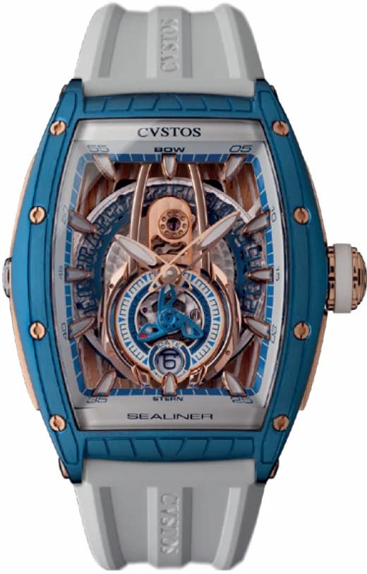 Cvstos Cvstos Hour Minute Seconde Challenge Sealiner PS Skyblue Steel C00103.4105001 C00103-4105001 — фото часов Cvstos Cvstos Hour Minute Seconde Challenge Sealiner PS Skyblue Steel C00103.4105001 C00103-4105001 — фото часов