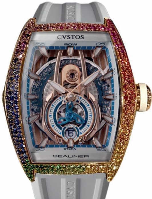Cvstos Cvstos Hour Minute Seconde Challenge Sealiner PS Bicolor Red Gold Rainbow Snow Setting C00103.4125003 C00103-4125003 — фото часов Cvstos Cvstos Hour Minute Seconde Challenge Sealiner PS Bicolor Red Gold Rainbow Snow Setting C00103.4125003 C00103-4125003 — фото часов