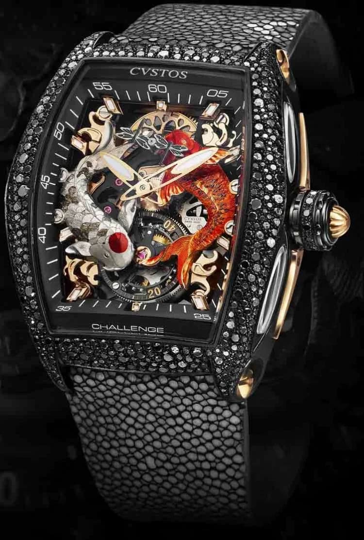 Cvstos Cvstos CHALLENGE KOI TOURBILLON BLACK CHALLENGE KOI TOURBILLON BLACK — фото часов Cvstos Cvstos CHALLENGE KOI TOURBILLON BLACK CHALLENGE KOI TOURBILLON BLACK — фото часов