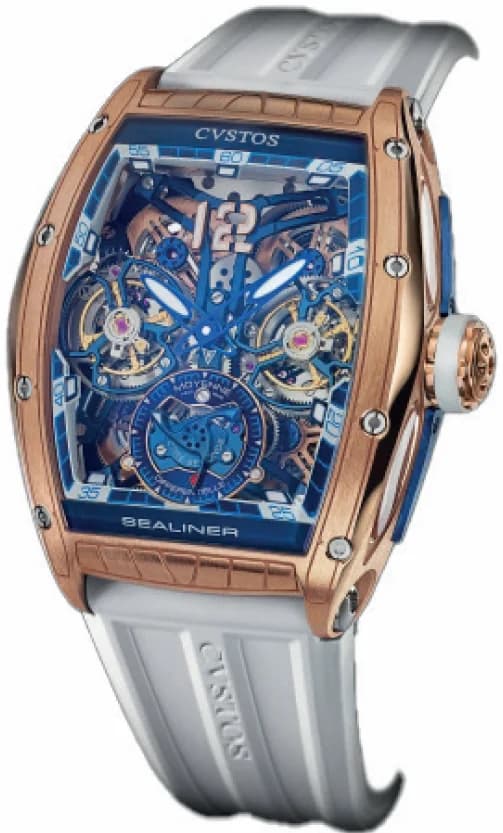 Cvstos Cvstos Challenge Sealiner Double Tourbillon Bicolor Red Gold CHALLENGE SEALINER DOUBLE TOURBILLON BICOLOR 5N RED GOLD — фото часов Cvstos Cvstos Challenge Sealiner Double Tourbillon Bicolor Red Gold CHALLENGE SEALINER DOUBLE TOURBILLON BICOLOR 5N RED GOLD — фото часов