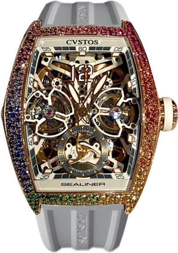 Cvstos Cvstos Challenge Sealiner Double Tourbillon Rainbow Bicolor 5N Red Gold CHALLENGE SEALINER DOUBLE TOURBILLON RAINBOW BICOLOR 5N RED GOLD — фото часов Cvstos Cvstos Challenge Sealiner Double Tourbillon Rainbow Bicolor 5N Red Gold CHALLENGE SEALINER DOUBLE TOURBILLON RAINBOW BICOLOR 5N RED GOLD — фото часов