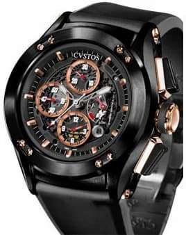 Cvstos Cvstos Challenge R50 Chrono Black Steel CR 50 C BC S BC — фото часов Cvstos Cvstos Challenge R50 Chrono Black Steel CR 50 C BC S BC — фото часов