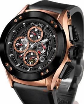 Cvstos Cvstos Challenge R50 Chrono Gold Black Steel CR 50 C RG — фото часов Cvstos Cvstos Challenge R50 Chrono Gold Black Steel CR 50 C RG — фото часов