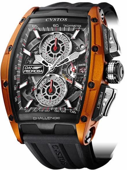Cvstos Cvstos Chronograph Challenge Pedrosa СP Orange Titanium Challenge Dani Pedrosa Orange — фото часов Cvstos Cvstos Chronograph Challenge Pedrosa СP Orange Titanium Challenge Dani Pedrosa Orange — фото часов