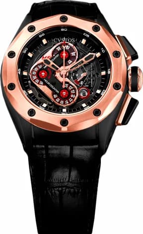 Cvstos Cvstos Challenge R50 HF Titanium Gold Challenge-R50 HF RG Ti Black — фото часов Cvstos Cvstos Challenge R50 HF Titanium Gold Challenge-R50 HF RG Ti Black — фото часов