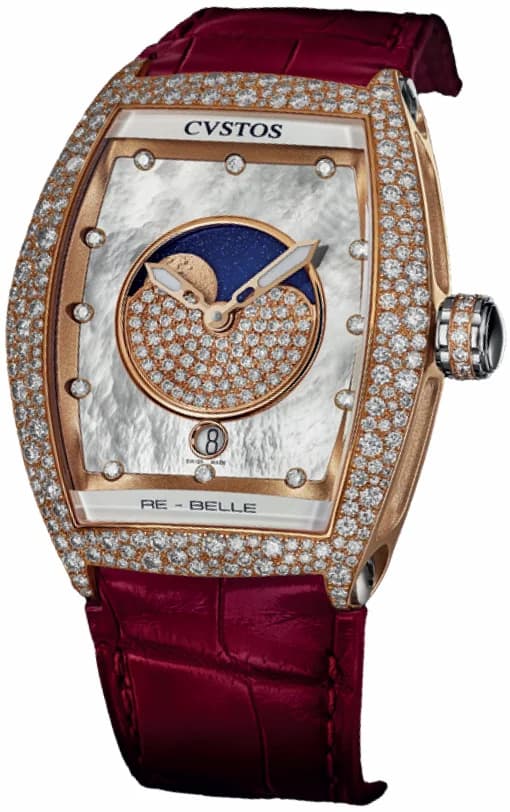 Cvstos Cvstos Hour Minute Seconde Re-belle Moon 5N Red Gold Diamond Snow Setting D00109.3620001 D00109-3620001 — фото часов Cvstos Cvstos Hour Minute Seconde Re-belle Moon 5N Red Gold Diamond Snow Setting D00109.3620001 D00109-3620001 — фото часов