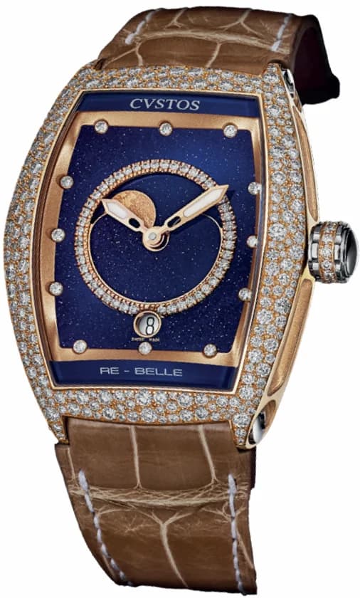 Cvstos Cvstos Hour Minute Seconde Re-belle Moon 5N Red Gold Diamond Snow Setting D00109.3623001 D00109-3623001 — фото часов Cvstos Cvstos Hour Minute Seconde Re-belle Moon 5N Red Gold Diamond Snow Setting D00109.3623001 D00109-3623001 — фото часов