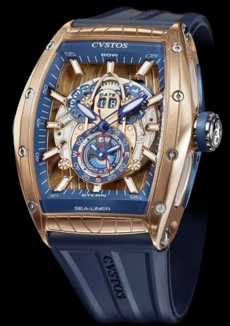 Cvstos Cvstos SEALINER GMT BICOLOR RED GOLD 5N SEALINER GMT BICOLOR RED GOLD 5N — фото часов Cvstos Cvstos SEALINER GMT BICOLOR RED GOLD 5N SEALINER GMT BICOLOR RED GOLD 5N — фото часов