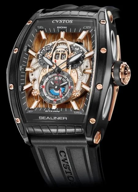 Cvstos Cvstos SEALINER GMT BLACKSEA SEALINER GMT BLACKSEA — фото часов Cvstos Cvstos SEALINER GMT BLACKSEA SEALINER GMT BLACKSEA — фото часов