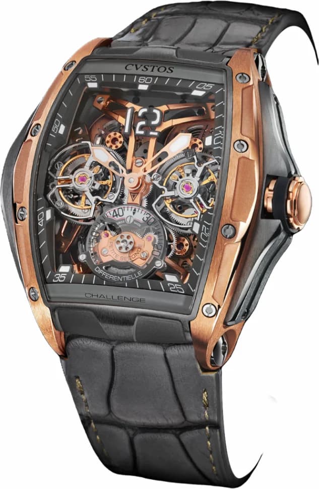 Cvstos Cvstos TOURBILLON 5N RED GOLD BRANCARD/TITANIUM TOURBILLON 5N RED GOLD BRANCARD-TITANIUM — фото часов Cvstos Cvstos TOURBILLON 5N RED GOLD BRANCARD/TITANIUM TOURBILLON 5N RED GOLD BRANCARD-TITANIUM — фото часов