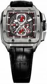 Cvstos Chronograph Evosquare ES Chrono Steel Red Chrono Steel Grey
