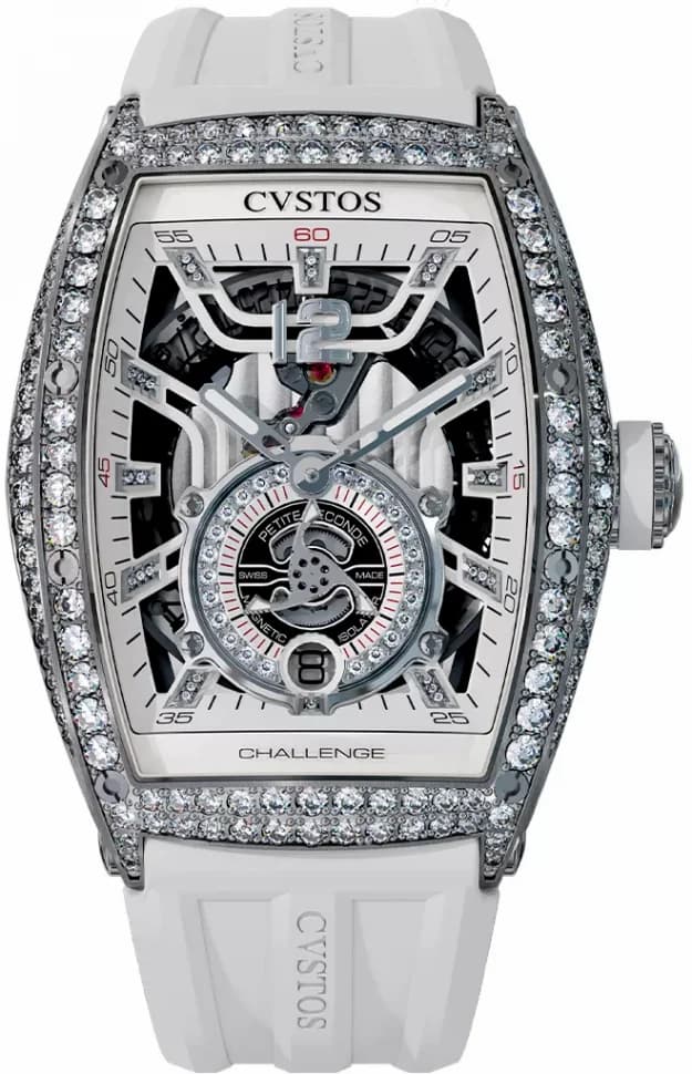 Cvstos Jetliner PS Thirty 6 Steel 2 Row White Dial Diamonds A00103.3600003 A00103-3600003