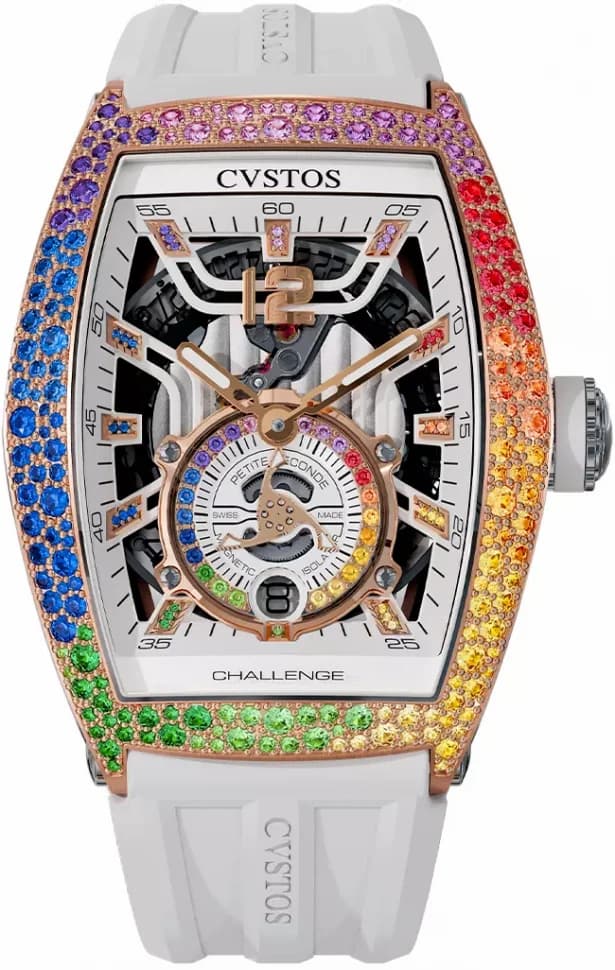 Cvstos Jetliner PS Thirty 6 5N Red Gold Rainbow Snow Setting White A00103.3620003 A00103-3620003