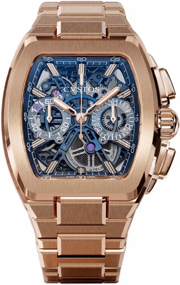 Cvstos Metropolitan Chrono 5N Red Gold Blue SQLT F00112.4223001 F00112-4223001