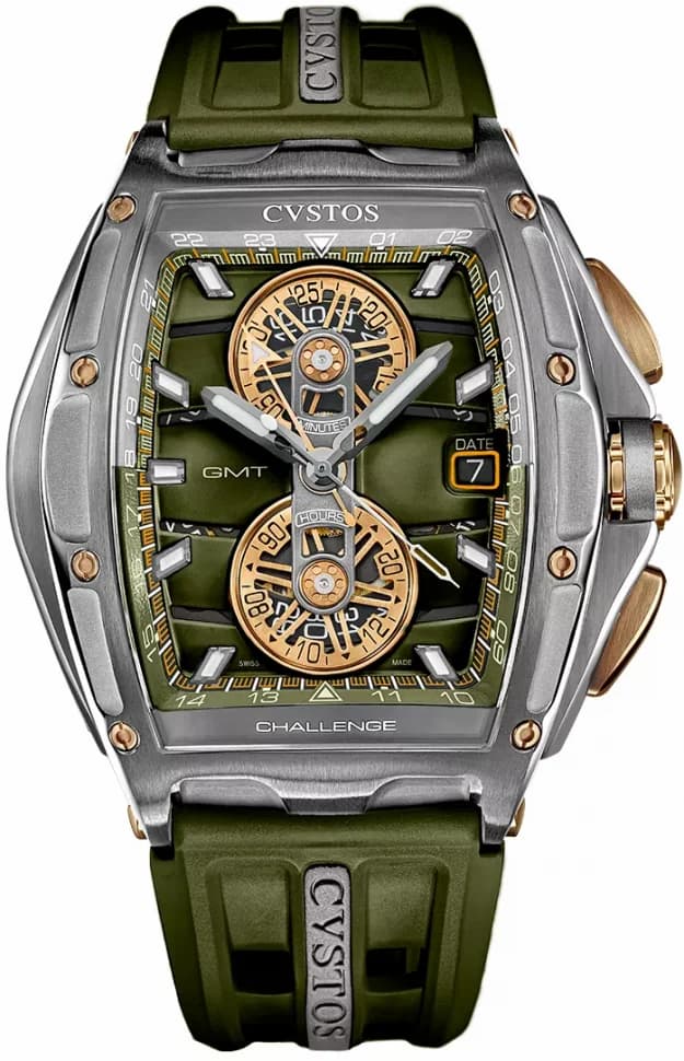 Cvstos Racing Chrono GMT Grey Steel Kaki B01110.4107002 B01110-4107002