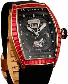 Cvstos Re-Belle Twin-Time Joaillerie RG-Rubies-Black RG.Rubies.Black