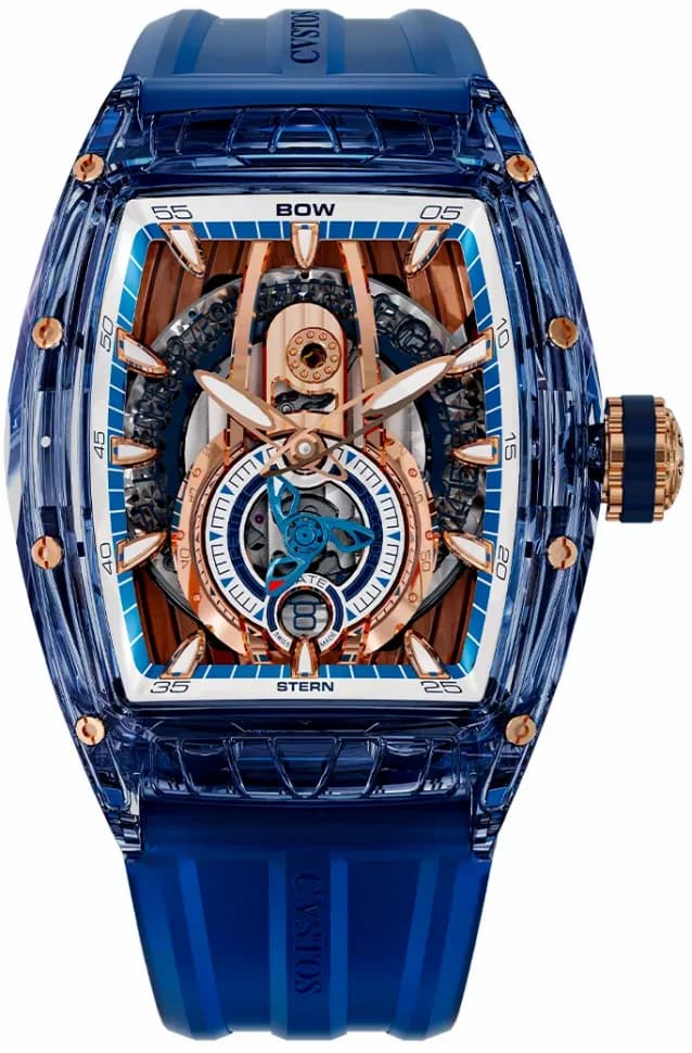Cvstos Cvstos Sealiner PS Blue Sapphire Black Dial C00103.4182001 C00103-4182001 — фото часов Cvstos Cvstos Sealiner PS Blue Sapphire Black Dial C00103.4182001 C00103-4182001 — фото часов