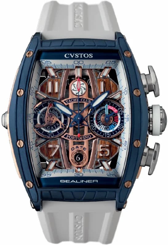 Cvstos Cvstos Challenge Sealiner Yacht Club Portofino Chronograph Blue Steel C00107.4105001 C00107-4105001 — фото часов Cvstos Cvstos Challenge Sealiner Yacht Club Portofino Chronograph Blue Steel C00107.4105001 C00107-4105001 — фото часов