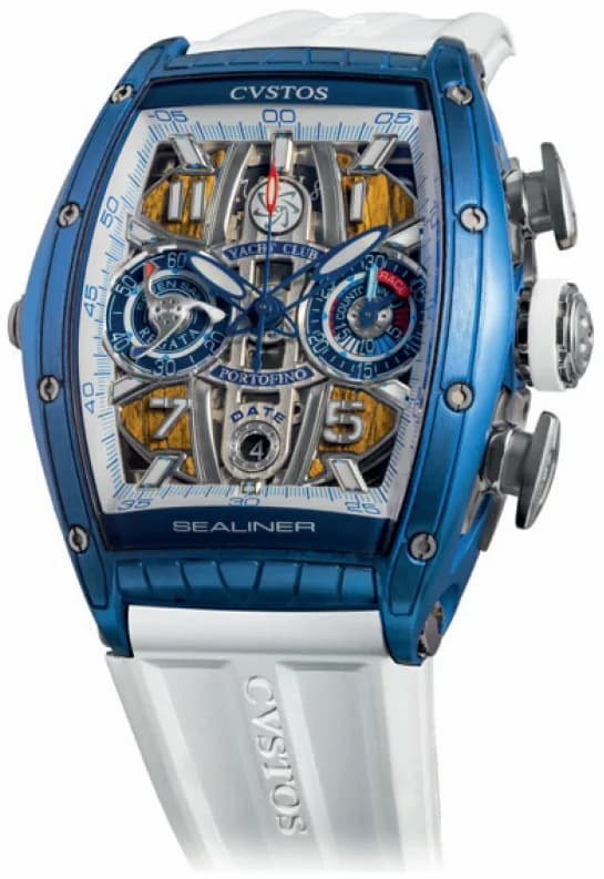 Cvstos Cvstos Challenge Sealiner Yacht Club Portofino Chronograph Skyblue Steel C00107.4106003 C00107-4106003 — фото часов Cvstos Cvstos Challenge Sealiner Yacht Club Portofino Chronograph Skyblue Steel C00107.4106003 C00107-4106003 — фото часов
