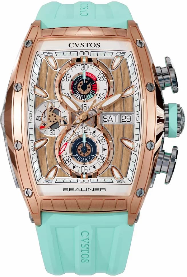Cvstos Cvstos Sealiner Chronograph 5N Red Gold C01107.4125001 C01107-4125001 — фото часов Cvstos Cvstos Sealiner Chronograph 5N Red Gold C01107.4125001 C01107-4125001 — фото часов
