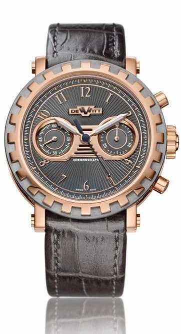 DeWitt Academia Chronostream Rose Gold / Tantalum AC.6005.058.M091 AC-6005-058-M091 — фото часов DeWitt Academia Chronostream Rose Gold / Tantalum AC.6005.058.M091 AC-6005-058-M091 — фото часов