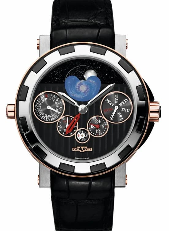 DeWitt Academia Perpetual Calendar Nebula GMT AC.7021.35.M1001 AC-7021-35-M1001 — фото часов DeWitt Academia Perpetual Calendar Nebula GMT AC.7021.35.M1001 AC-7021-35-M1001 — фото часов