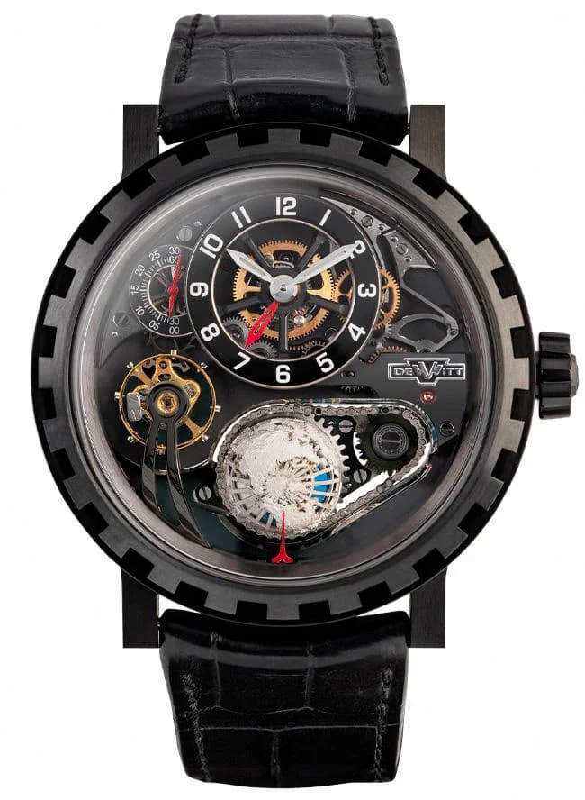 DeWitt Academia Hour Planet Titanium Black DLC AC.GMT.002 AC-GMT-002 — фото часов DeWitt Academia Hour Planet Titanium Black DLC AC.GMT.002 AC-GMT-002 — фото часов