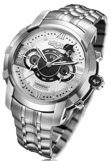 DeWitt Glorious Knight Chronograph Napoleon Steel FTV.CHR.02N FTV-CHR-02N — фото часов DeWitt Glorious Knight Chronograph Napoleon Steel FTV.CHR.02N FTV-CHR-02N — фото часов