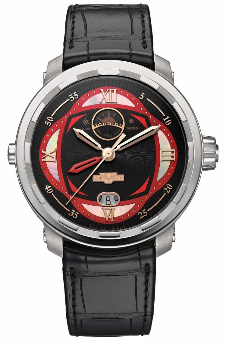 DeWitt Twenty-8-Eight Double Fuseau GMT2 Poetic Titanium T8.POE.003 T8-POE-003 — фото часов DeWitt Twenty-8-Eight Double Fuseau GMT2 Poetic Titanium T8.POE.003 T8-POE-003 — фото часов
