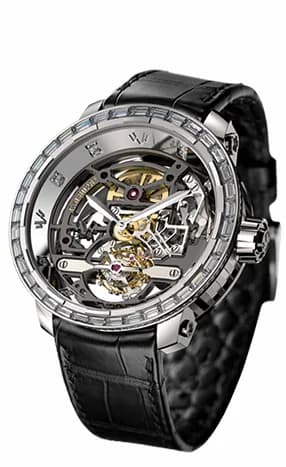 DeWitt Twenty-8-Eight Skeleton Tourbillon White Gold / Diamonds T8.TH.009 T8-TH-009 — фото часов DeWitt Twenty-8-Eight Skeleton Tourbillon White Gold / Diamonds T8.TH.009 T8-TH-009 — фото часов