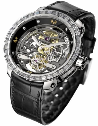 DeWitt Twenty-8-Eight Skeleton Tourbillon White Gold / Diamonds T8.TH.009A T8-TH-009A — фото часов DeWitt Twenty-8-Eight Skeleton Tourbillon White Gold / Diamonds T8.TH.009A T8-TH-009A — фото часов