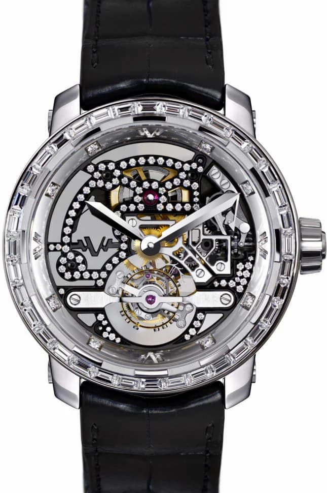 DeWitt Twenty-8-Eight Skeleton Tourbillon High Jewellery White Gold and Diamonds T8.TH.023 T8-TH-023 — фото часов DeWitt Twenty-8-Eight Skeleton Tourbillon High Jewellery White Gold and Diamonds T8.TH.023 T8-TH-023 — фото часов