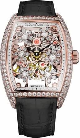 Franck Muller Ladies Collection Cintree Curvex Cut Flower 2850 S6 SQT CURVEX CUT FLOWER D 5N BLACK 2850 S6 SQT CURVEX CUT FLOWER D 5N BLACK — фото часов Franck Muller Ladies Collection Cintree Curvex Cut Flower 2850 S6 SQT CURVEX CUT FLOWER D 5N BLACK 2850 S6 SQT CURVEX CUT FLOWER D 5N BLACK — фото часов