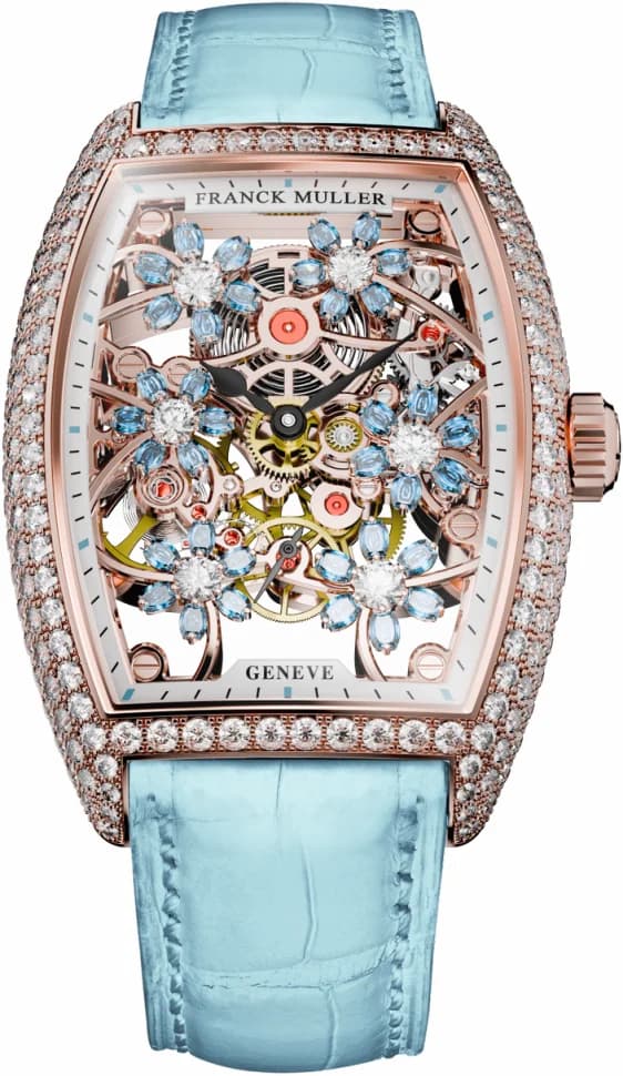 Franck Muller Ladies Collection Cintree Curvex Cut Flower 2850 S6 SQT CURVEX CUT FLOWER SA D 5N LIGHT BLUE 2850 S6 SQT CURVEX CUT FLOWER SA D 5N LIGHT BLUE — фото часов Franck Muller Ladies Collection Cintree Curvex Cut Flower 2850 S6 SQT CURVEX CUT FLOWER SA D 5N LIGHT BLUE 2850 S6 SQT CURVEX CUT FLOWER SA D 5N LIGHT BLUE — фото часов