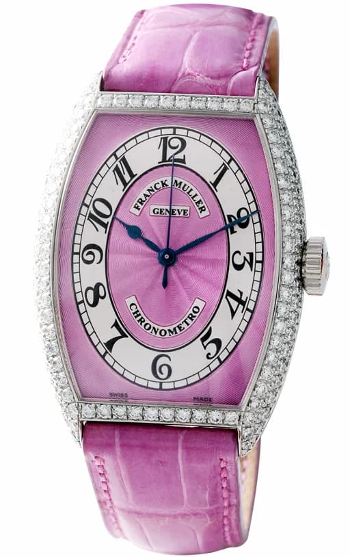 Franck Muller Cintree Curvex Chronometro Ladies 5850 SC CHR MET D pink 5850 SC CHR MET D pink — фото часов Franck Muller Cintree Curvex Chronometro Ladies 5850 SC CHR MET D pink 5850 SC CHR MET D pink — фото часов