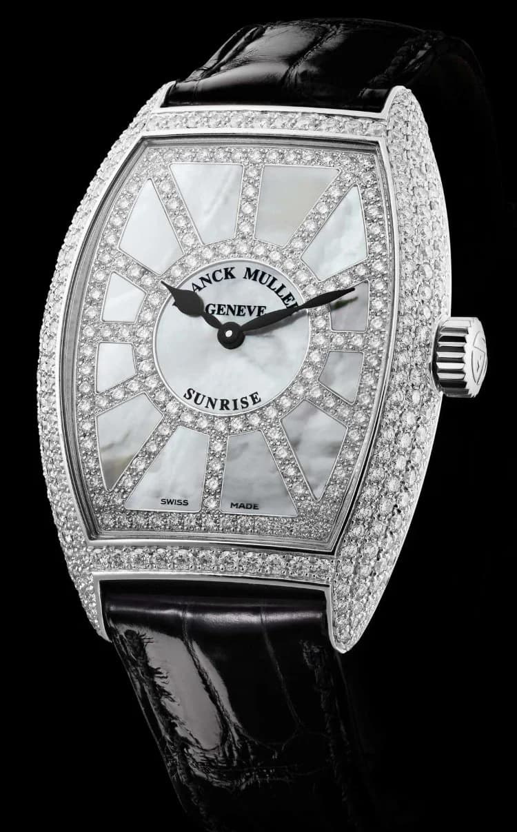 Franck Muller Cintree Curvex Sunrise Pave Ladies 5852 QZ SNR D CD 5852 QZ SNR D CD — фото часов Franck Muller Cintree Curvex Sunrise Pave Ladies 5852 QZ SNR D CD 5852 QZ SNR D CD — фото часов