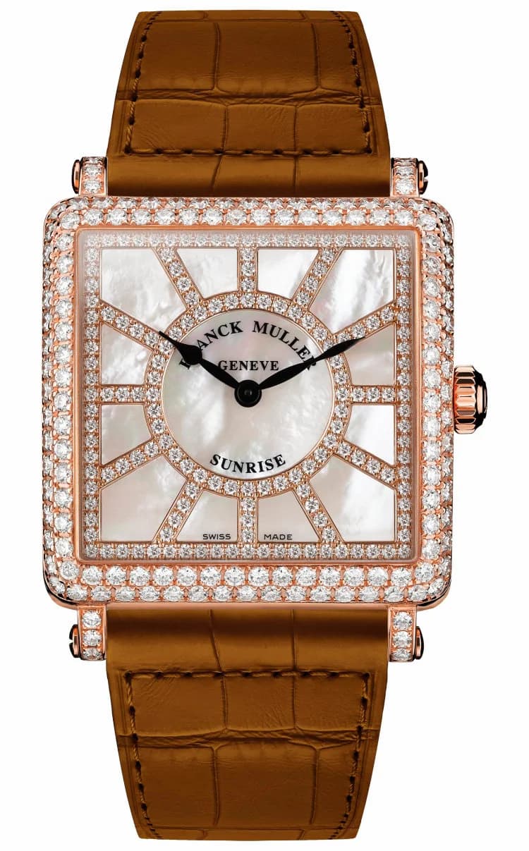 Franck Muller Cintree Curvex Sunrise Pave Rose Gold Ladies 6002 L QZ SNR D CD 6002 L QZ SNR D CD — фото часов Franck Muller Cintree Curvex Sunrise Pave Rose Gold Ladies 6002 L QZ SNR D CD 6002 L QZ SNR D CD — фото часов