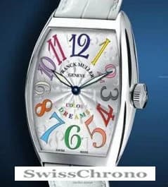 Franck Muller Cintree Curvex Color Dreams White 7502 QZ CODR 7502 QZ CODR — фото часов Franck Muller Cintree Curvex Color Dreams White 7502 QZ CODR 7502 QZ CODR — фото часов