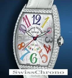 Franck Muller Cintree Curvex Diamond Color Dreams 7502 QZD CODR 7502 QZD CODR — фото часов Franck Muller Cintree Curvex Diamond Color Dreams 7502 QZD CODR 7502 QZD CODR — фото часов