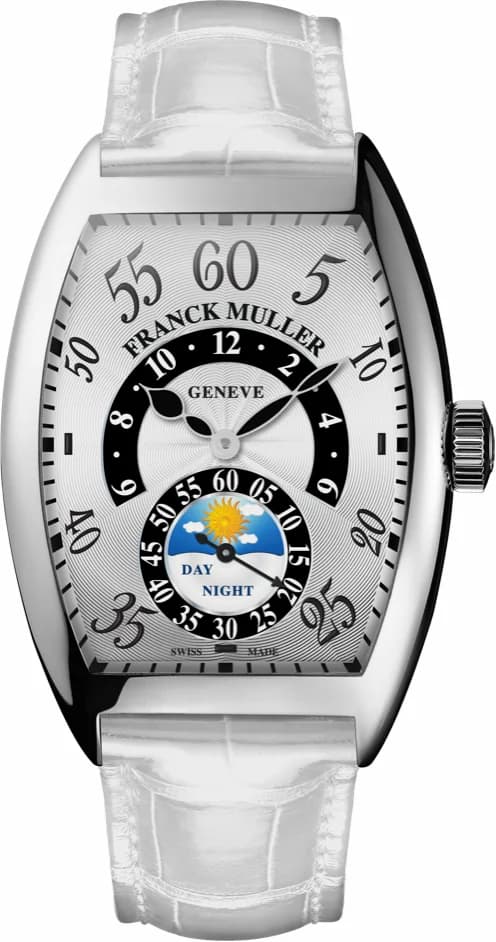 Franck Muller Ladies Collection Cintree Curvex Retrograde Hours Day & Night 7880 HR JN WG B 7880 HR JN WG B — фото часов Franck Muller Ladies Collection Cintree Curvex Retrograde Hours Day & Night 7880 HR JN WG B 7880 HR JN WG B — фото часов