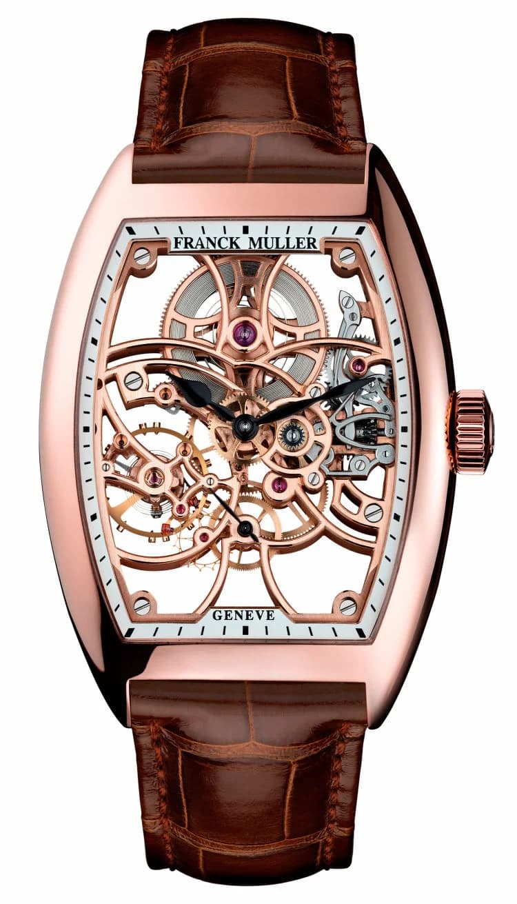 Franck Muller Mens Collection Cintree Curvex Skeleton 8880 B S6 SQT 8880 B S6 SQT — фото часов Franck Muller Mens Collection Cintree Curvex Skeleton 8880 B S6 SQT 8880 B S6 SQT — фото часов
