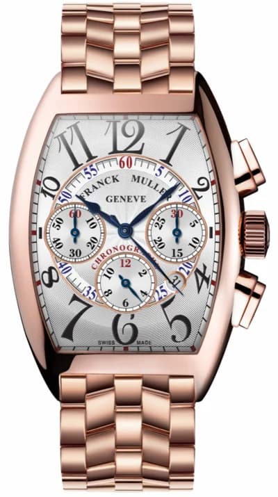 Franck Muller Mens Collection Cintree Curvex Chronograph 8880 CC AT Rose Gold 8880 CC AT Rose Gold — фото часов Franck Muller Mens Collection Cintree Curvex Chronograph 8880 CC AT Rose Gold 8880 CC AT Rose Gold — фото часов