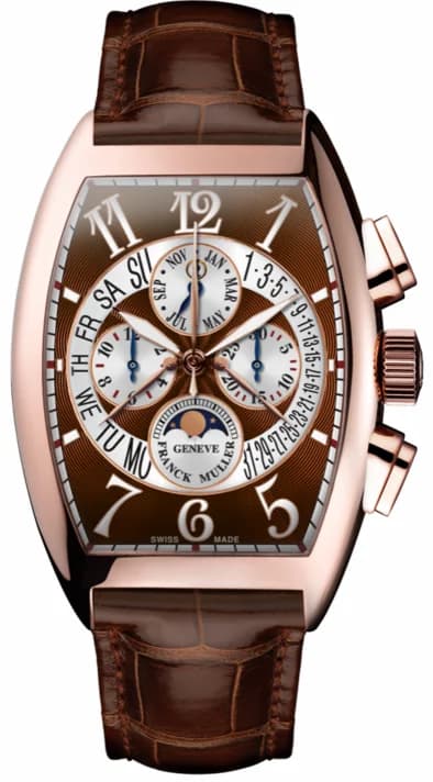 Franck Muller Mens Collection Cintree Curvex Perpetual Calendar 8880 CC QP B Rose Gold 8880 CC QP B Rose Gold — фото часов Franck Muller Mens Collection Cintree Curvex Perpetual Calendar 8880 CC QP B Rose Gold 8880 CC QP B Rose Gold — фото часов