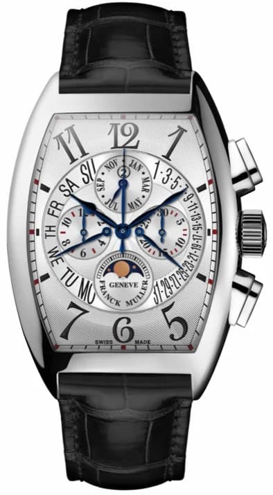 Franck Muller Mens Collection Cintree Curvex Perpetual Calendar 8880 CC QP B White Gold 8880 CC QP B White Gold — фото часов Franck Muller Mens Collection Cintree Curvex Perpetual Calendar 8880 CC QP B White Gold 8880 CC QP B White Gold — фото часов