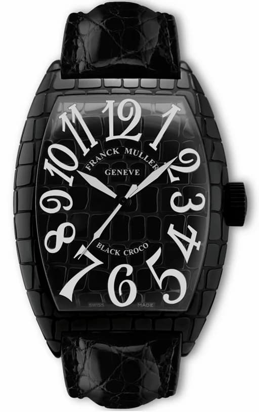 Franck Muller Cintree Curvex Croco 8880 SC BLACK CROCO 8880 SC BLACK CROCO — фото часов Franck Muller Cintree Curvex Croco 8880 SC BLACK CROCO 8880 SC BLACK CROCO — фото часов