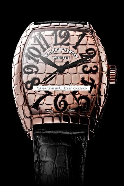 Franck Muller Mens Large Cintree Curvex 8880 SC GOLD CROCO 8880 SC GOLD CROCO — фото часов Franck Muller Mens Large Cintree Curvex 8880 SC GOLD CROCO 8880 SC GOLD CROCO — фото часов